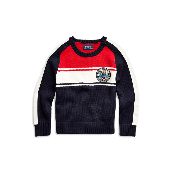 Polo Bear Cotton Jumper Boys 1.5-6 Years 1