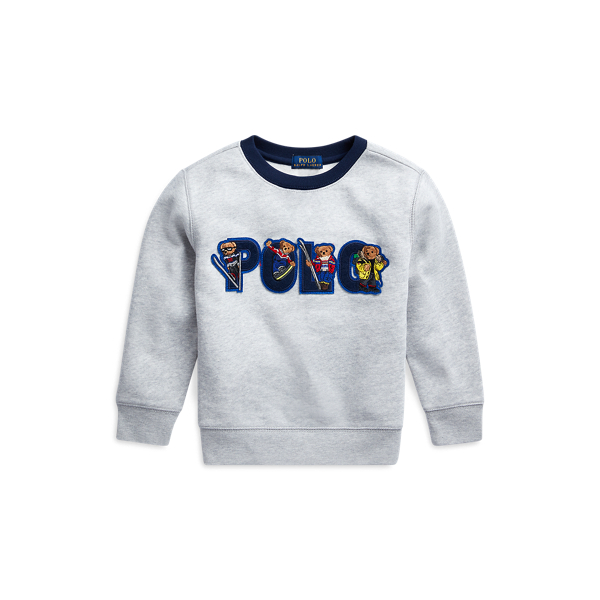 Ski Bear Fleece Sweatshirt Boys 1.5-6 Years 1