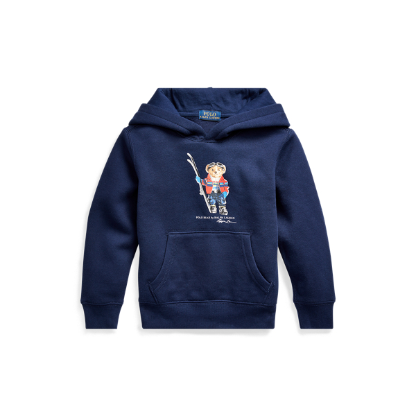 Ski Bear Fleece Hoodie Boys 1.5-6 Years 1