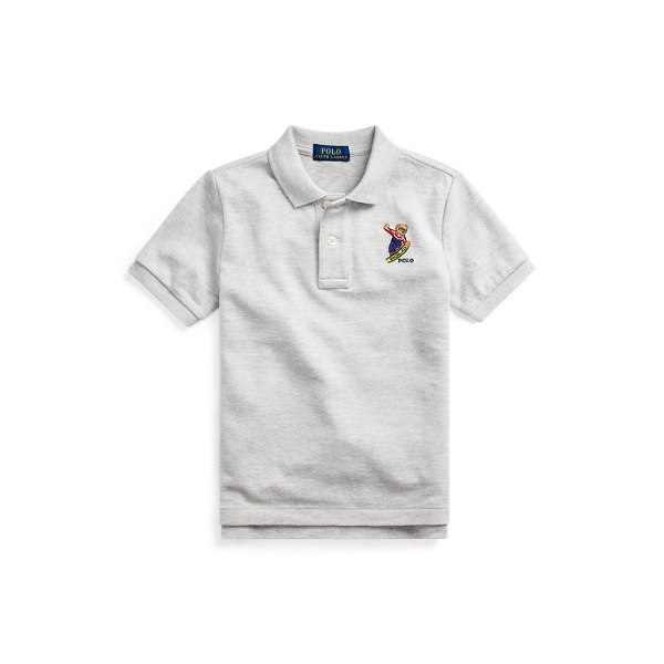 Baumwoll-Polo mit Snowboard Bear Boys 1.5-6 Years in 1