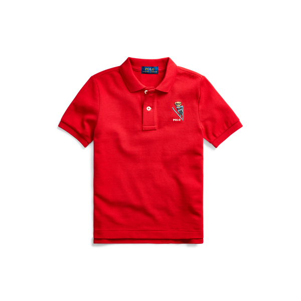Ski Bear Cotton Mesh Polo Boys 1.5-6 Years 1