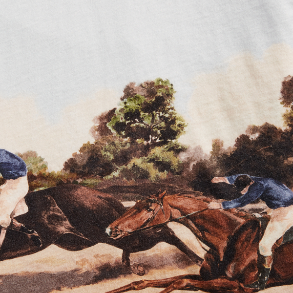 Scenic 2 Multi Equestrian-Graphic Cotton Tee Polo Ralph Lauren 5