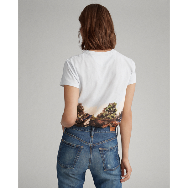 Scenic 2 Multi Equestrian-Graphic Cotton Tee Polo Ralph Lauren 4