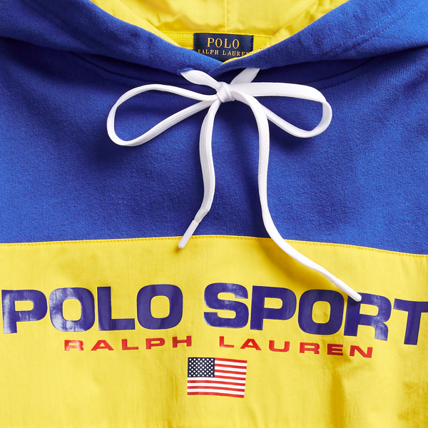 Sapphire Star Colour-Blocked Fleece Hoodie Polo Ralph Lauren 6