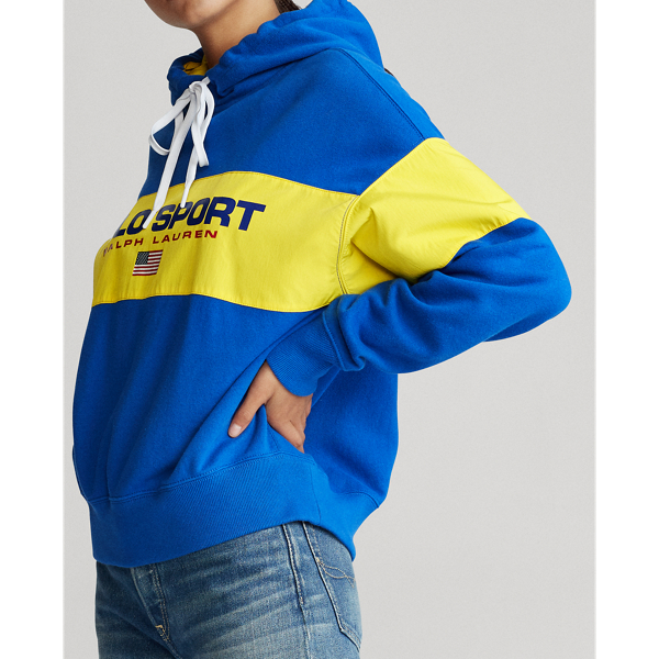 Sapphire Star Colour-Blocked Fleece Hoodie Polo Ralph Lauren 5