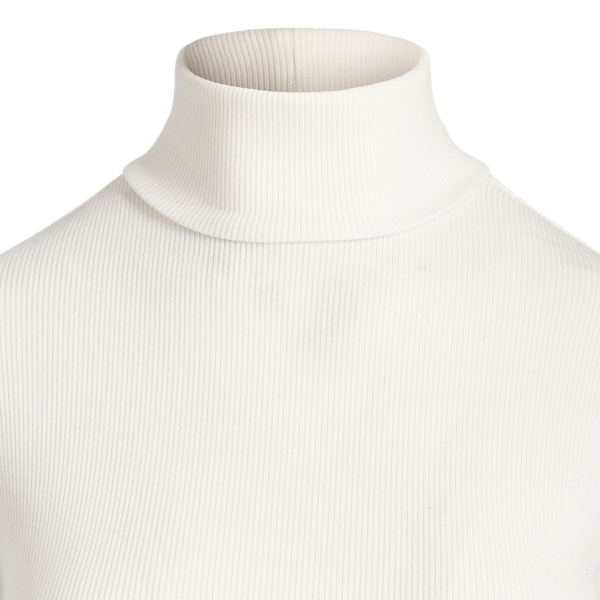 Clubhouse Cream Ribbed Long-Sleeve Turtleneck Polo Ralph Lauren 5