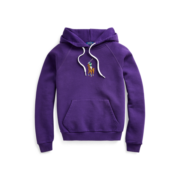 Sweat &agrave; capuche poney en molleton Polo Ralph Lauren en 1