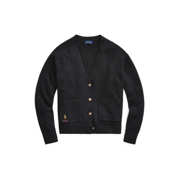 Cardigan en laine &agrave; manches longues Polo Ralph Lauren en 1