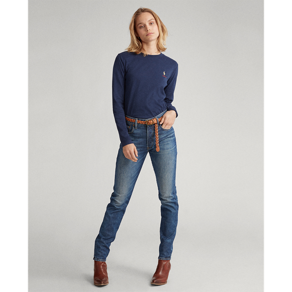 Cruise Navy Logo Long-Sleeve Tee Polo Ralph Lauren 3