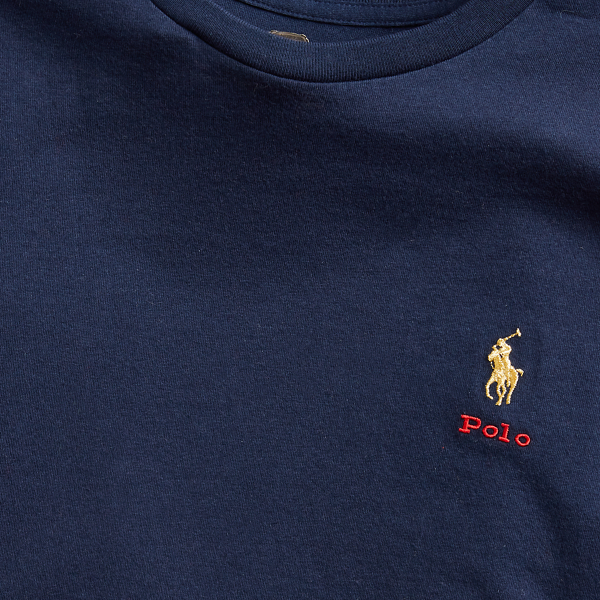 Cruise Navy Logo Long-Sleeve Tee Polo Ralph Lauren 5