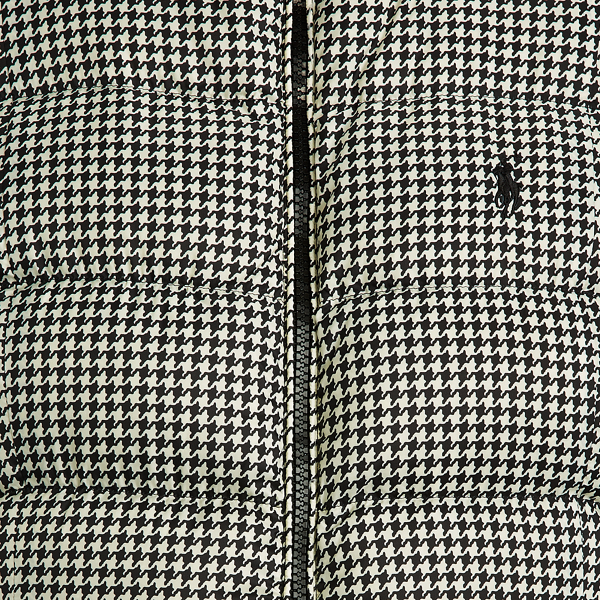 Houndstooth Black/White Houndstooth Down Gilet Polo Ralph Lauren 8