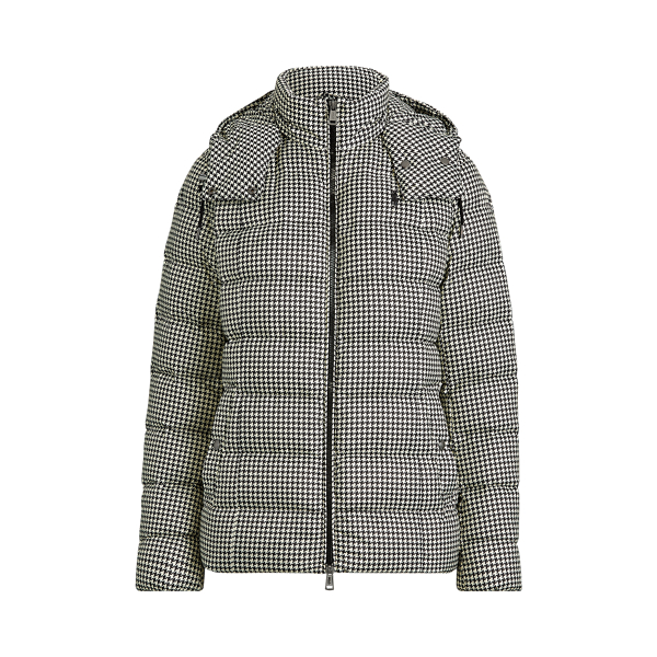 Houndstooth Black/White Houndstooth Down Jacket Polo Ralph Lauren 2