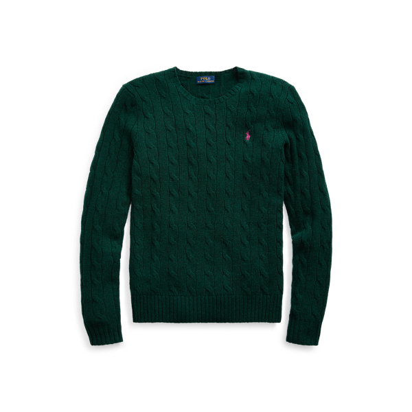 Rundhalspullover mit Zopfmuster Polo Ralph Lauren in 1