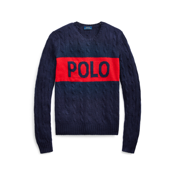 Logo Cable-Knit Jumper Polo Ralph Lauren 1