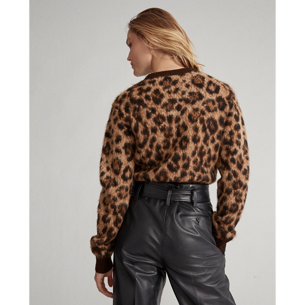 Leopard Leopard-Print Wool Jumper Polo Ralph Lauren 4