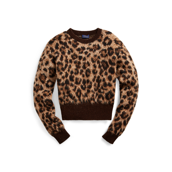 トップス 90s LAUREN Ralph Lauren leopard knit 90s LAUREN Ralph Lauren leopard knit