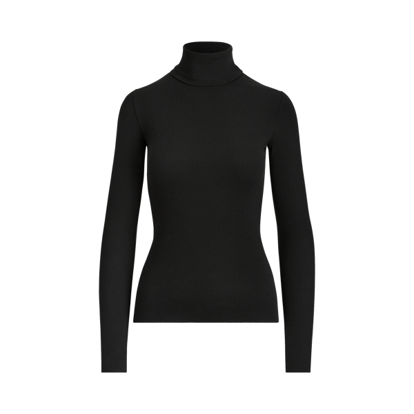 Ribbed Long-Sleeve Turtleneck Polo Ralph Lauren 1