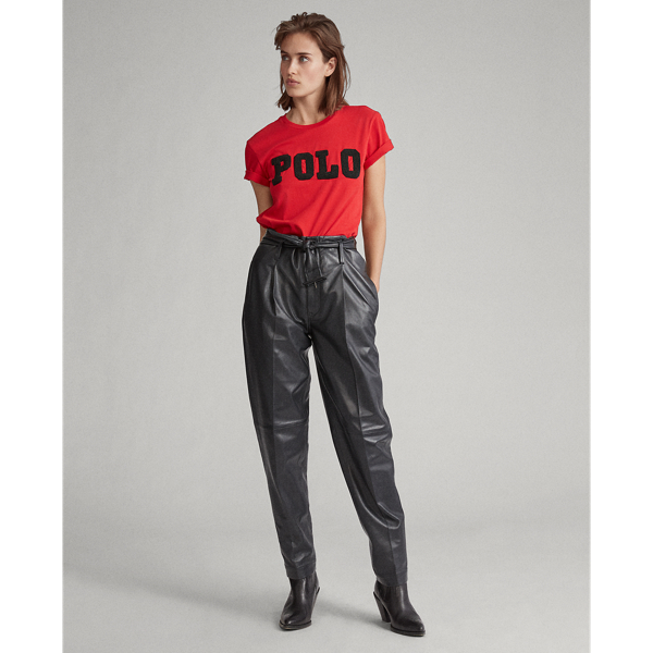 RL Red Big Fit Beaded Polo Tee Polo Ralph Lauren 3