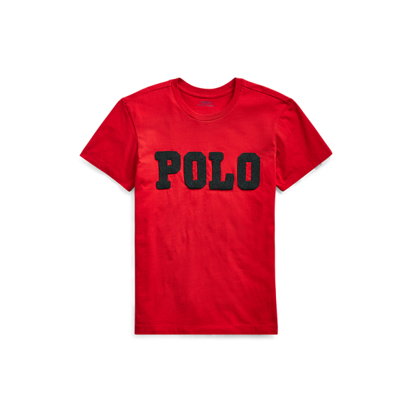 RL Red Big Fit Beaded Polo Tee Polo Ralph Lauren 2