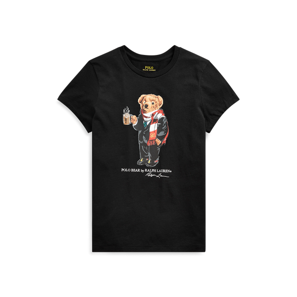 Black Polo Bear-Graphic Crewneck Tee Polo Ralph Lauren 2