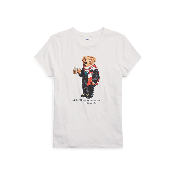 White Polo Bear-Graphic Crewneck Tee Polo Ralph Lauren 2