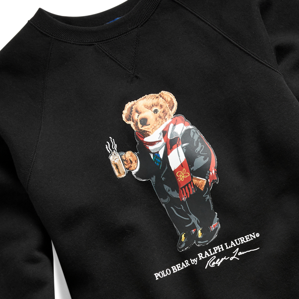 Polo Bear Fleece Sweatshirt Polo Ralph Lauren in Black 6