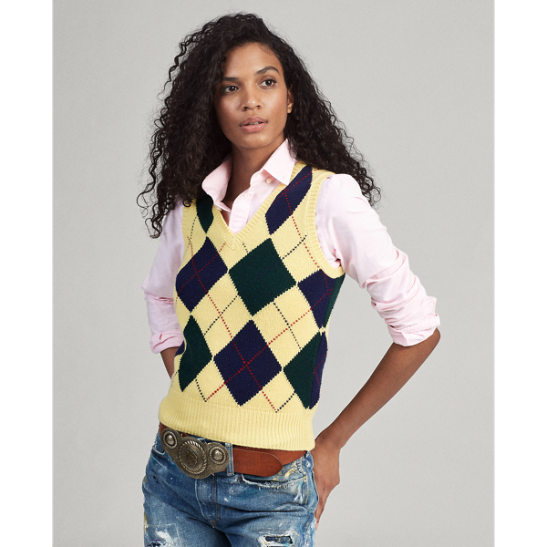 Ralph lauren argyle sweater hotsell