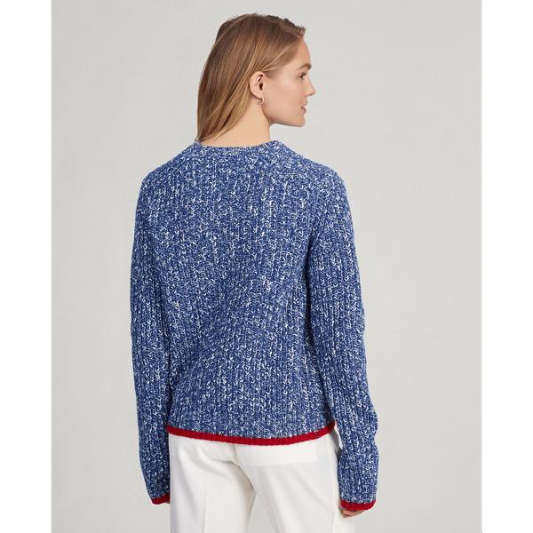 Raleigh Blue Ragg Flag Wool-Blend Jumper Polo Ralph Lauren 5