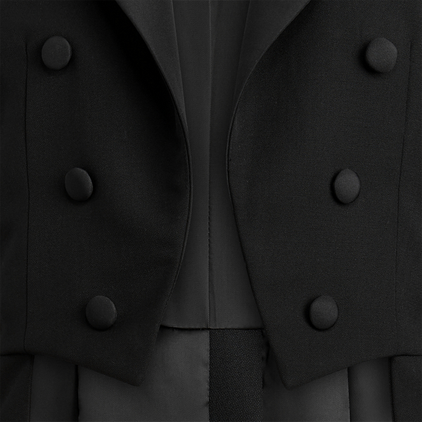 Tuxedo-Tail Wool Blazer Polo Ralph Lauren in Black 8