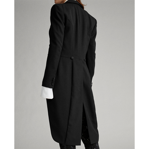 Tuxedo-Tail Wool Blazer Polo Ralph Lauren in Black 7