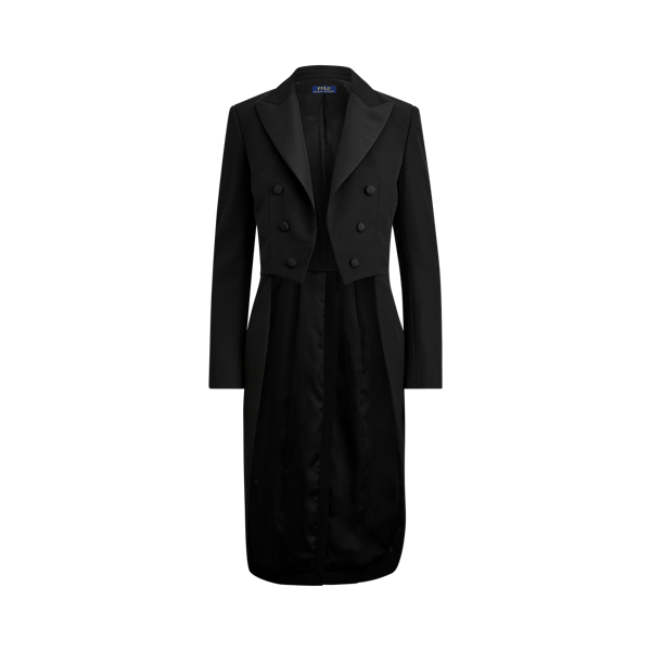 Tuxedo-Tail Wool Blazer