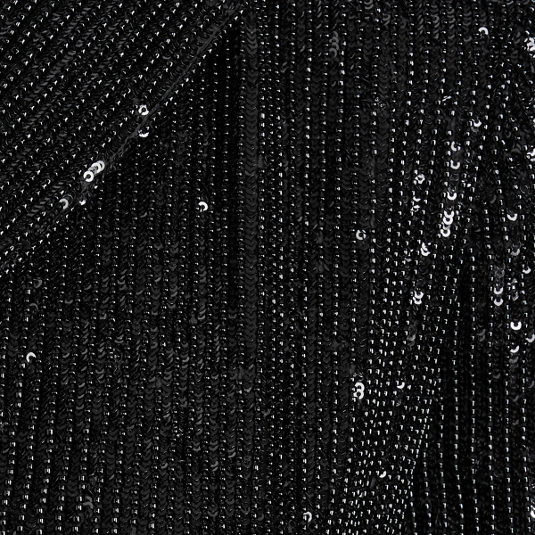 Black Sequined Cropped Blazer Polo Ralph Lauren 7