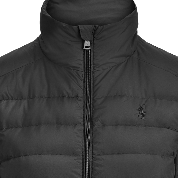 Black Packable Long Down Coat Polo Ralph Lauren 7
