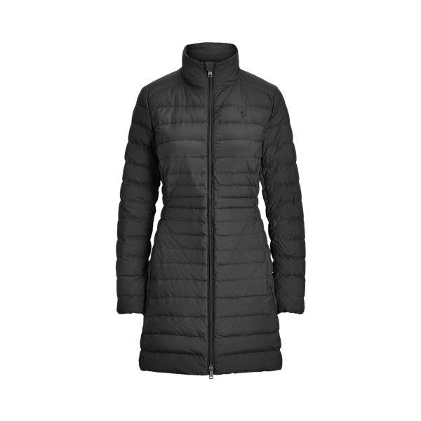 Black Packable Long Down Coat Polo Ralph Lauren 2