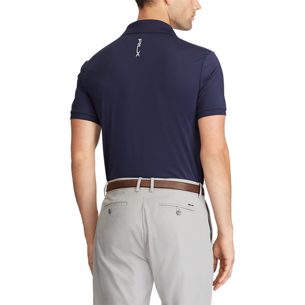 Refined Navy Custom Slim Performance Polo RLX 4