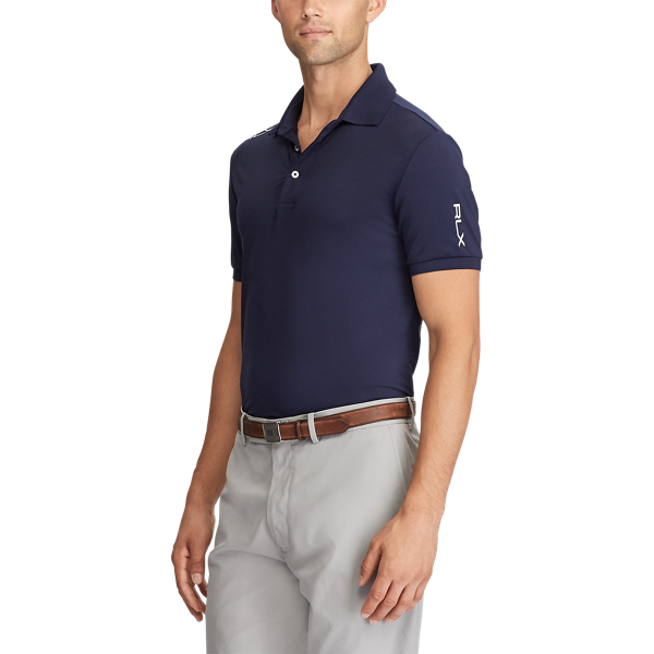 Refined Navy Custom Slim Performance Polo RLX 5