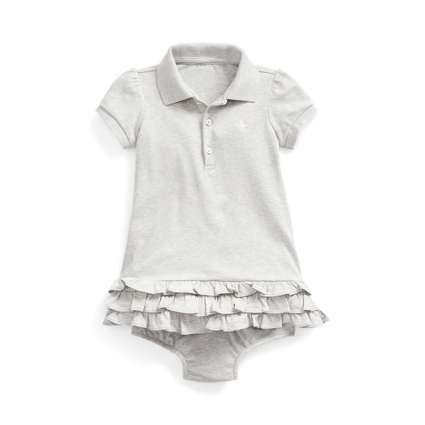Ruffled Polo Dress & Bloomer Baby Girl em 1
