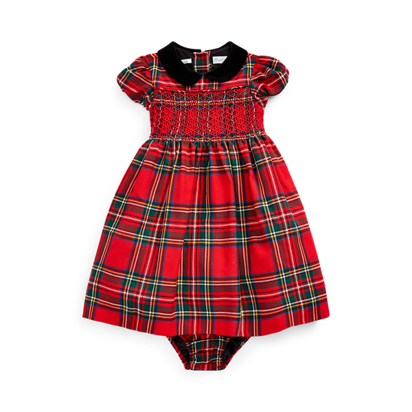 Plaid Dress & Bloomer Baby Girl 1