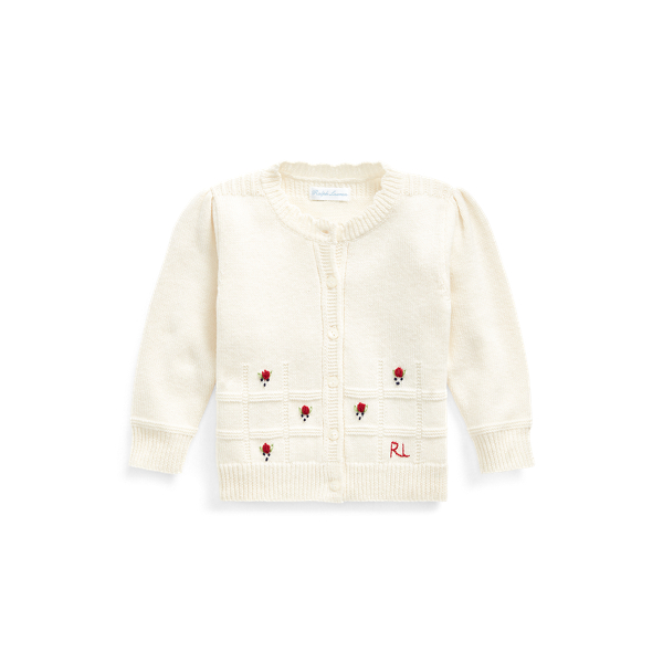 Wool-Cotton Cardigan Baby Girl 1