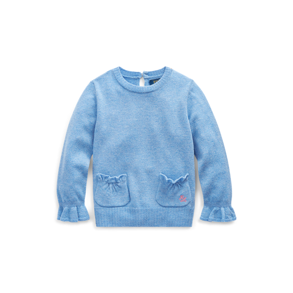 Ruffled Wool Sweater Girls 1.5-6.5 Years in 1