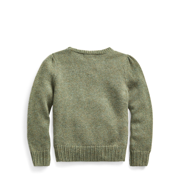 Sampler Heather Intarsia Wool-Blend Sweater Girls 2-6x 2