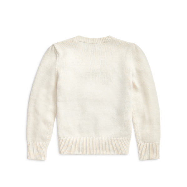 Clubhouse Cream Bear Wool-Blend Jumper Girls 1.5-6.5 Years 2
