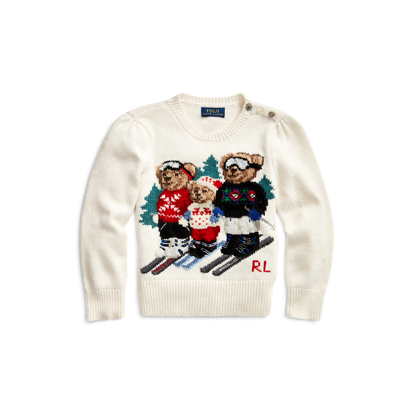 Bear Wool-Blend Jumper Girls 1.5-6.5 Years 1