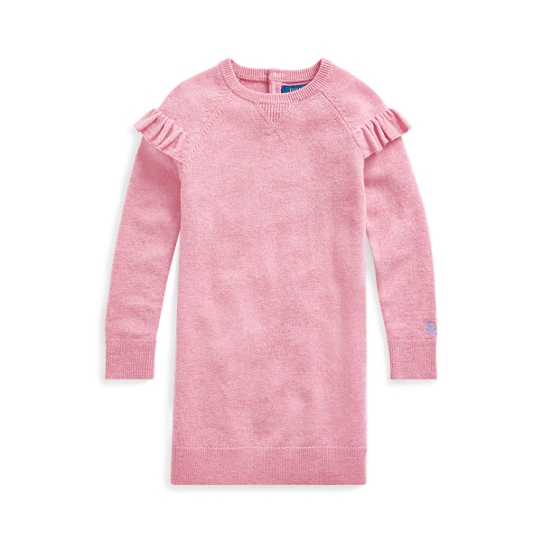 Ger&uuml;schtes Pulloverkleid aus Wolle Girls 1.5-6.5 Years in 1