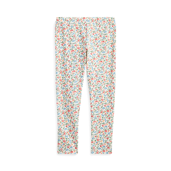 Floral Stretch Jersey Legging Girls 1.5-6.5 Years em 1