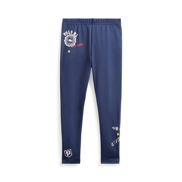 Graphic Stretch Jersey Legging Girls 1.5-6.5 Years em 1