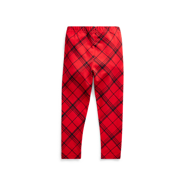 Karo-Leggings aus Stretch-Jersey Girls 2-6x in RL 2000 Red/Polo Black 2