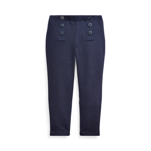 Nautical Stretch Ponte Trouser Girls 1.5-6.5 Years 1