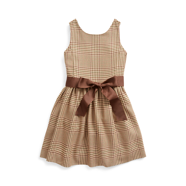 Glen Plaid Dobby Dress Girls 1.5-6.5 Years 1