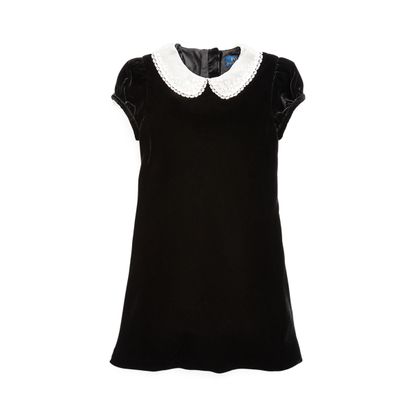 Robe trap&egrave;ze en velours Girls 1.5-6.5 Years en 1